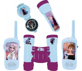 Lexibook Frozen Abenteuerset / Spielzeugset / Walkie-Talkies, Fernglas, Kompass, Taschenlampe / Ab 3 Jahren