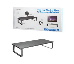 LogiLink BP0065 schwarz / Monitorständer / 600 mm / bis zu 20 kg