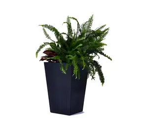 Keter Rattan Planter S graphit / Blumentopf / 23,6 l
