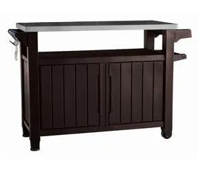 Keter UNITY XL 207L braun / Grilltisch / Stauraum 207 l