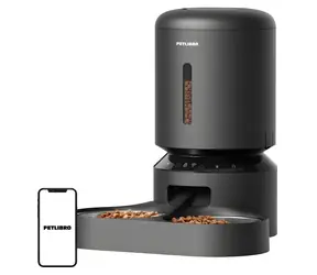 PETLIBRO Granary Futterspender schwarz / Doppelnapf / WLAN / 5 l