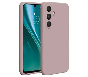 Etteri Rückseitenschutzhülle für Samsung Galaxy A36 5G, Pink / Schutzhülle / Silikon / Innenfutter aus Mikrofaser