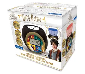 LEXIBOOK Harry Potter Wecker / Eulen-Deckenprojektor / Buntes Nachtlicht / 3x AAA