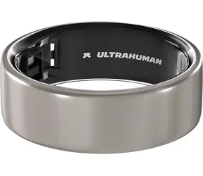 Ultrahuman Ring Air Raw Titanium Größe 8 / Smartring / Titan