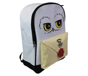 Cooler Harry-Potter-Rucksack - Hogwarts-Brief / Schulrucksack / 2 Fächer / Polyester