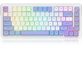 Redragon Ucal Max weiß / Kabellose Gaming-Tastatur / Mechanisch / Manbo Linear-Schalter