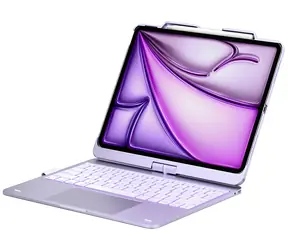 Typecase Flexbook Touch helllila / Tastaturhülle / Apple iPad Air 13" M2 2024/M3 2025/M4 2026
