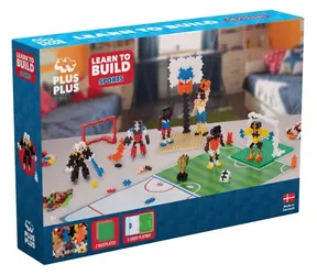 PLUS- PLUS Baukasten: Sport bauen lernen / 600 Teile / ab 5 Jahren