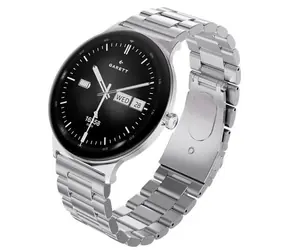 Garett Quantum Silberstahl / Smartwatch / 1,43" AMOLED / Bluetooth-Anrufe / Schrittzähler & Herzfrequenzmessung / IP68