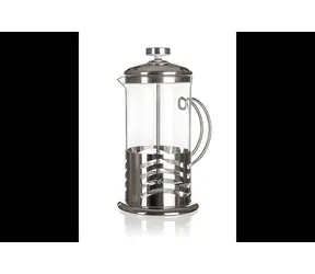 Banquet WAVE 350 ml / French Press / Glas / Edelstahl-Filterkolben