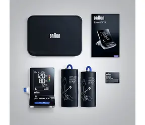 Braun ExactFit 3 / Blutdruckmessgerät / Oberarm / Automatisch / Für 2 Benutzer / LCD-Display
