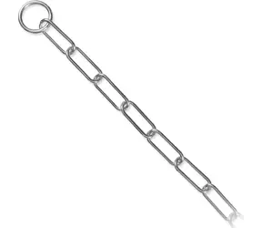 TRIXIE Zugkettenhalsband 59 cm/4 mm silber / Metall / Für mittelgroße und große Hunde