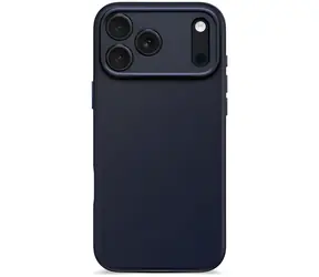 Decoded Antimikrobielle Silikon-Rückseite für iPhone 17 Pro Max, dunkelblau / Schutzhülle / Silikon / antimikrobiell
