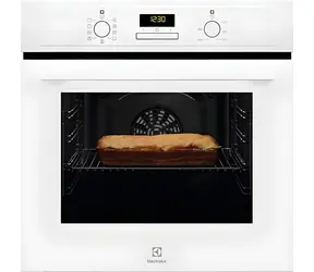 Electrolux EOF3H40BW weiß / Einbaubackofen / 65 l / Energieeffizienzklasse A / AquaClean / Heißluftkonvektion