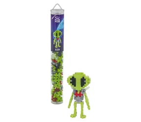 PLUS- PLUS Alien-Bausatz / 100 Teile / Tube