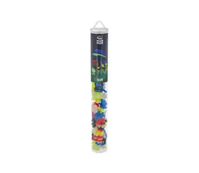 PLUS- PLUS Glow Mix Bausatz / 100 Teile / Tube