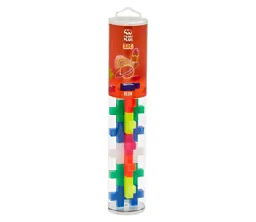PLUS- PLUS Big Neon-Bauset / 15 Teile / Röhre / ab 1 Jahr
