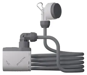 Flextail Mini-Dusche weiß / Tragbare Dusche mit Pumpe / IPX7 / USB-C