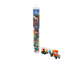 PLUS- PLUS Baustellen-LKW-Rohrbausatz / 100 Teile