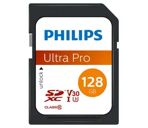 Philips SDXC 128 GB / Speicherkarte / Klasse 10 / UHS-I U3 / V30 / A1