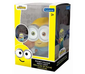 Lexibook 3D Minion Taschenlampe / Nachtlicht / LED / 4 Farben / 3x LR44