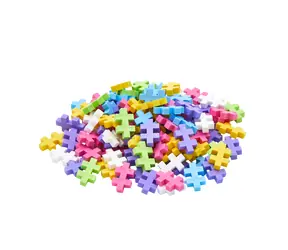 PLUS- PLUS Pastellmix-Baukasten / 100 Teile / Tube