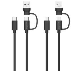 Speed Link Stream / Ladekabelset / USB-C und USB-A auf USB-C