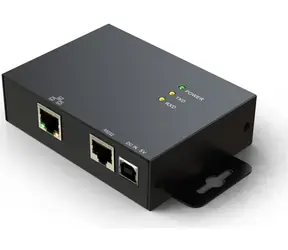 PowerWalker SNMP Box schwarz / SNMP-Modul für USV / RS-232 / USB / Webschnittstelle