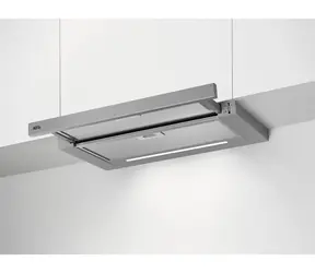 AEG DPE5660M, grau, Edelstahl / Dunstabzugshaube / teilintegriert / 60 cm / A / LED
