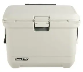 Coleman PRO 55QT beige / Kühlbox / 52 l / Räder / Teleskopgriff