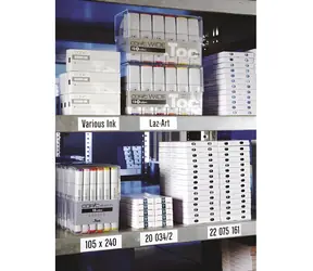 Magnetoplan Magnetetiketten weiß / Magnetetiketten / 50 x 100 mm / 100 Stück / 0,6 mm