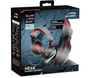 Speed Link NEAK schwarz / Gaming-Headset mit Mikrofon / Stereo / Universeller Anschluss