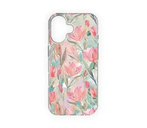 Ideal FASHION Klarsichthülle Tulpenblüte / Hülle / iPhone 16 / MagSafe