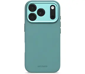 Decoded Antimikrobielle Silikon-Rückseite für iPhone 17 Pro, Retro-Blau / Schutzhülle / Silikon / Antimikrobiell