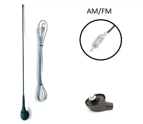 Calearo AM/FM-Antenne, vorne klappbar / Antenne / passiv / DIN / 41 cm