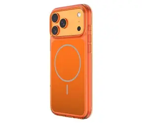 Comma Crystal Shield Magnetische Hülle, transparent orange / Schutzhülle für Apple iPhone 17 Pro / magnetisch / transparent