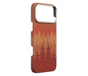 Comma Kevlar-Schutzhülle für Apple iPhone 17 Pro, Motiv: Kiefernwald / Schutzhülle / Gewebtes Kevlar / Magnetisch / Stoßfest