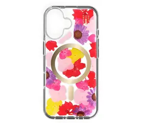iDeal of Sweden FASHION , transparente Schutzhülle mit tropischem Blumenmuster für iPhone 16 / MagSafe