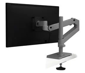 Ergotron LX Pro Monitorarm mit hoher Stange / Tischmonitorarm / Kabeldurchführung / Für 1 Monitor