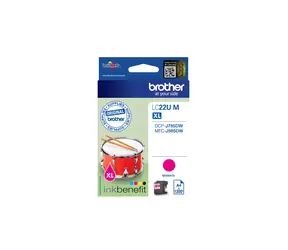 Brother LC-22UM Magenta / Tintenpatrone / DCP-J785DW, MFC-J985DW / Original