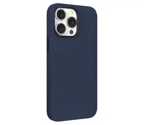 Devia Nature Series Silikonhülle, dunkelblau / Schutzhülle für Apple iPhone 14 Pro Max / Silikon