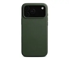 Grüne Woolnut-Lederhülle / Schutzhülle / Leder / Apple iPhone 17 Pro Max