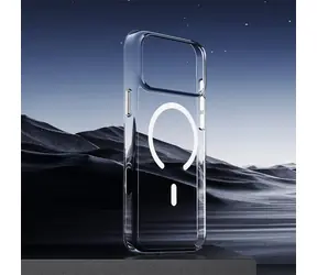 Comma Glass Series Magnetische Hülle für Apple iPhone 17, transparent / Schutzhülle / Magnetisch