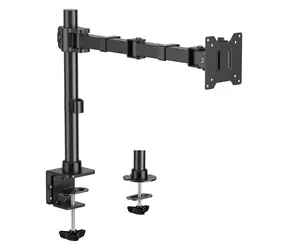 Equip Tischmonitorhalterung 17-49 Zoll, schwarz / Tischmonitorhalterung / VESA 75x75-100x100 mm / Tragkraft 20 kg