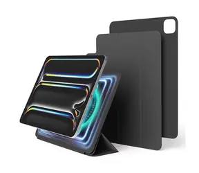 Elago Magnetische Folio-Hülle, dunkelgrau / Hülle / Apple iPad Pro 11" (M4/M5) / Magnetisch
