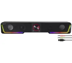Speed Link GRAVITY RGB Schwarz / Soundbar / Stereo / RGB-Hintergrundbeleuchtung / Bluetooth