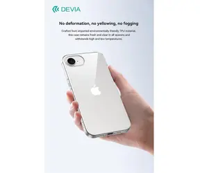 Devia Naked TPU transparente Schutzhülle / Hülle / Apple iPhone 16e, 17e