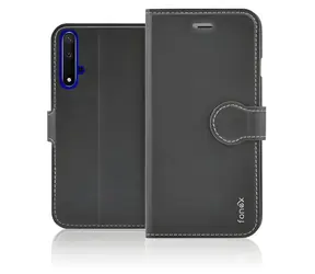 Fonex Book Identity schwarz / Schutzhülle / Honor 20 & Honor 20s & Huawei Nova 5T
