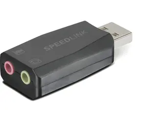 Speed Link VIGO schwarz / Soundkarte / USB / Extern
