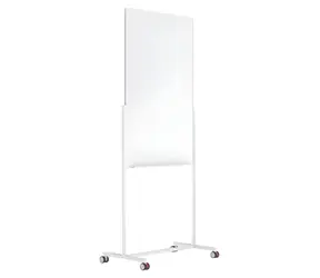 Magnetoplan Design Multifunktionales Whiteboard 3-in-1 / Mobiles Whiteboard / 75 x 120 cm / Magnetisch + Flipchart + Filz